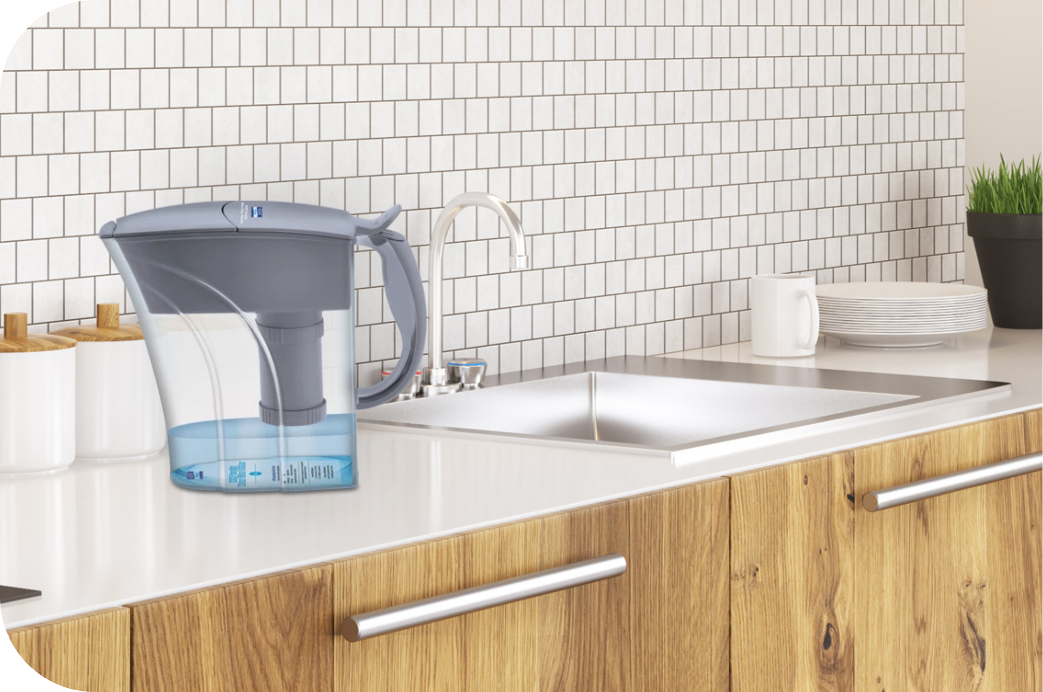 KENT Gravity Water Filter Pitcher